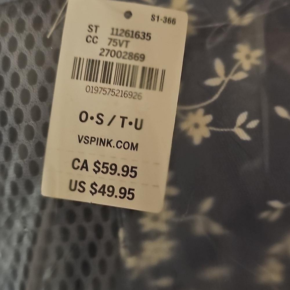 VS PINK MESH FLORAL TOTE• 2025• - Picture 7 of 8